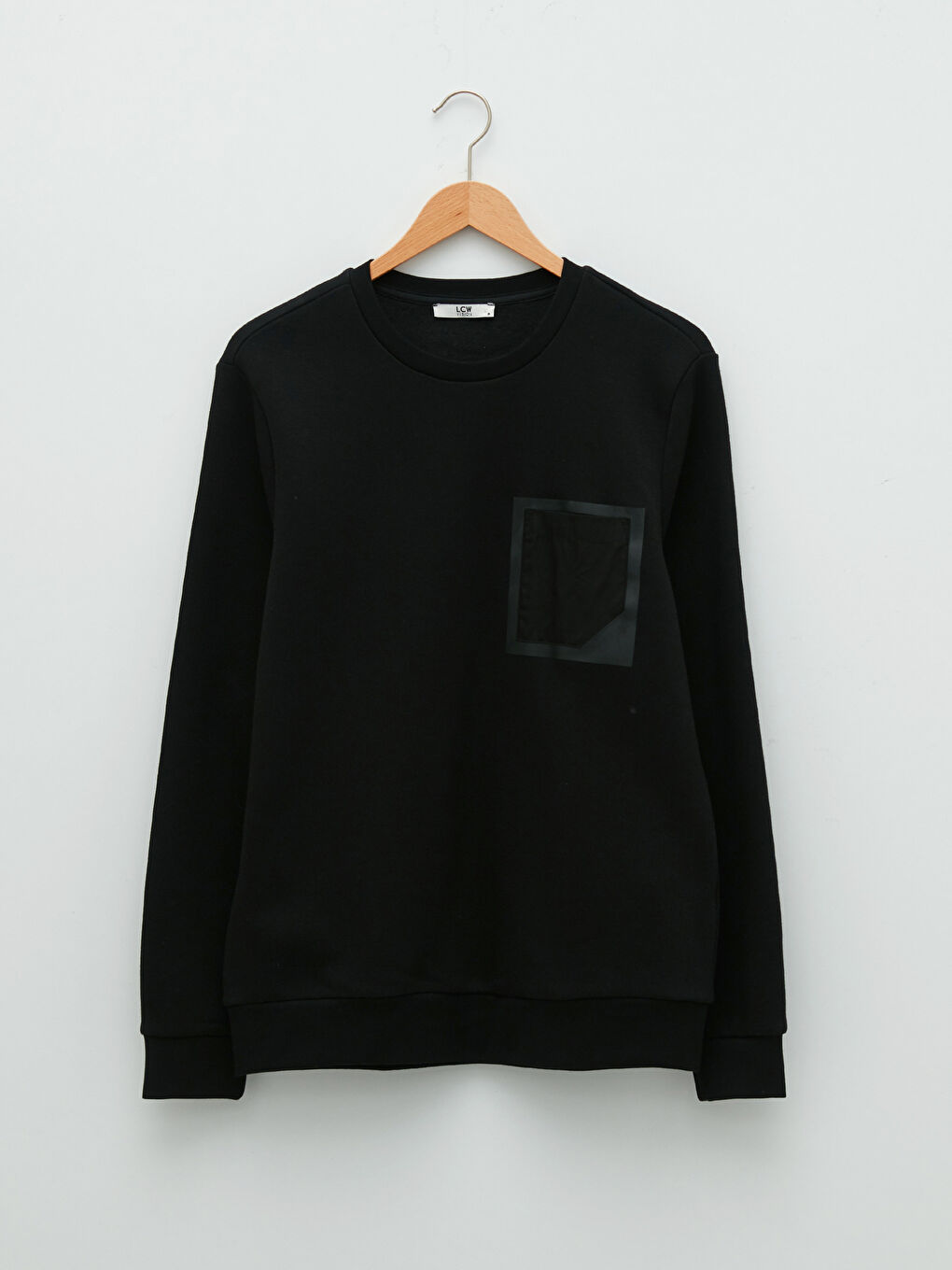 Crew Neck Long Sleeve Men's Sweatshirt-5