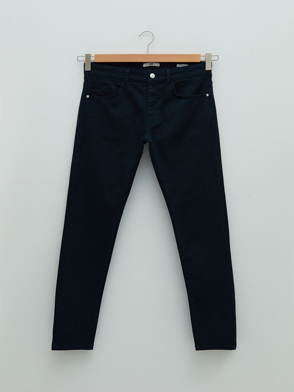 Lacivert Slim Fit Gabardin Erkek Pantolon-5