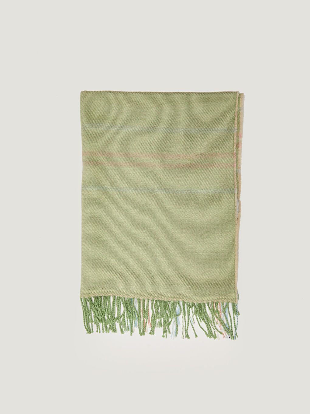 Tasseled Striped Women's Scarf-6