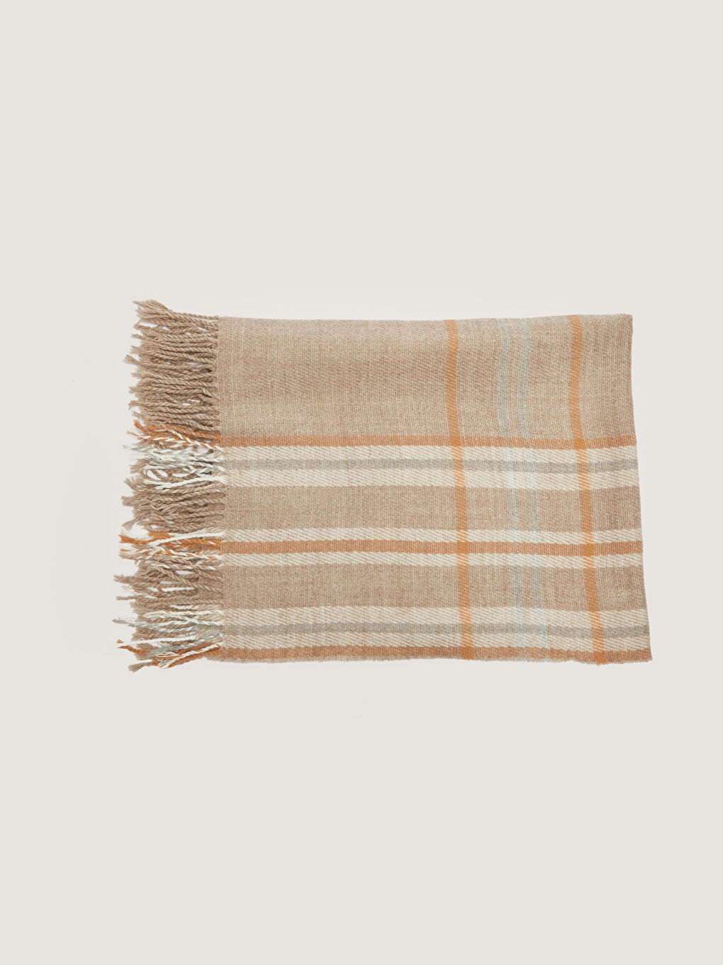 Tasseled Striped Women's Scarf-7