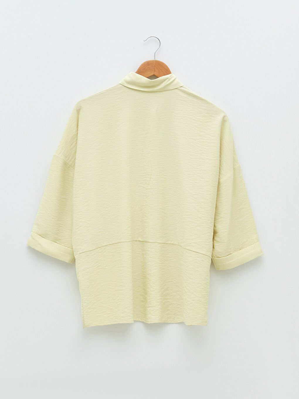 Chemise Femme à Manches Courtes Droite avec Fermeture à Boutons sur le Devant-6