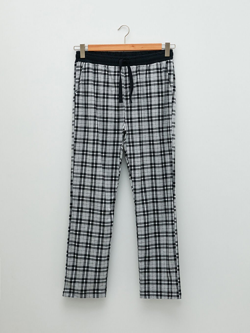 قيعان بيجامة كاروهات عادي للرجال-5