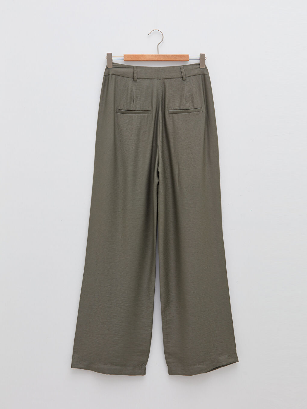 Haki LCW Modest Basic Bol Kadın Pantolon-6