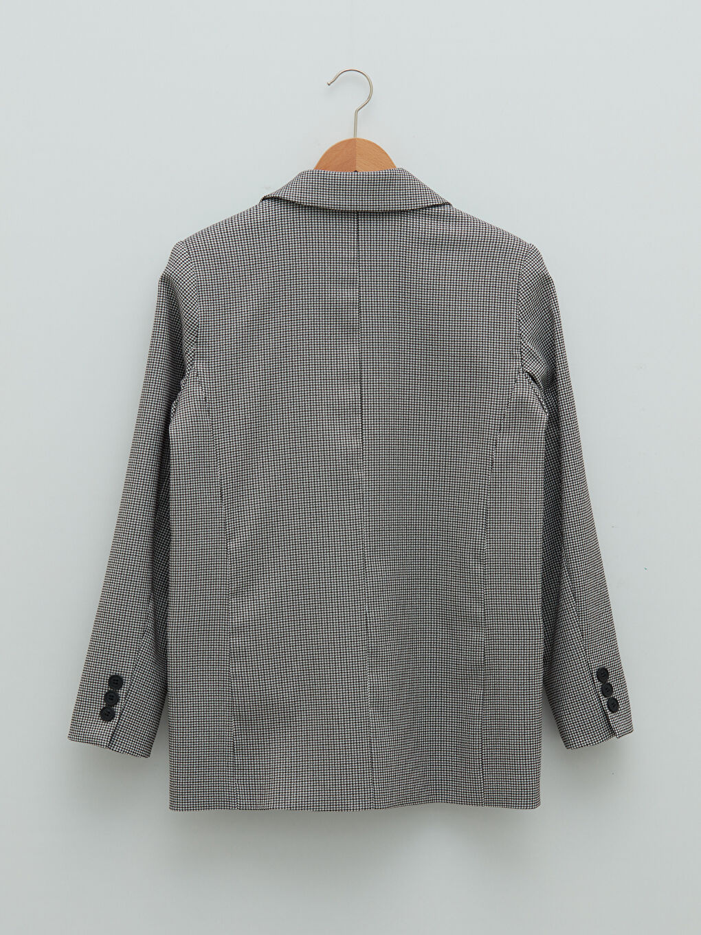 Sacou Blazer Pentru Femei Cu Mânecă Lungă, Imprimat, Cu Nasturi În Față-6