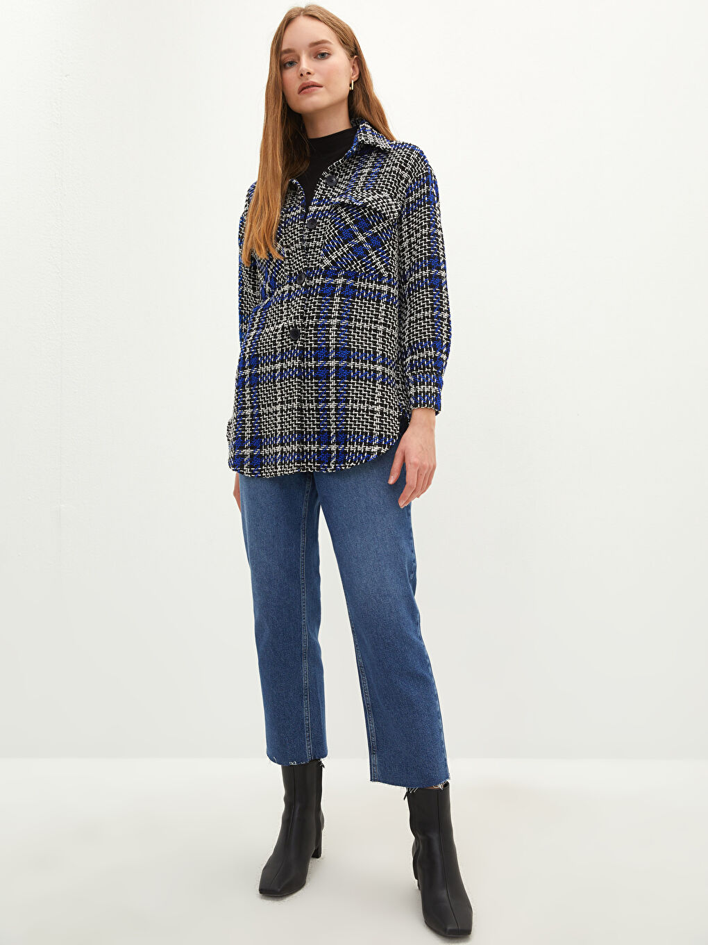 Žena CRNA Natkošulja-1