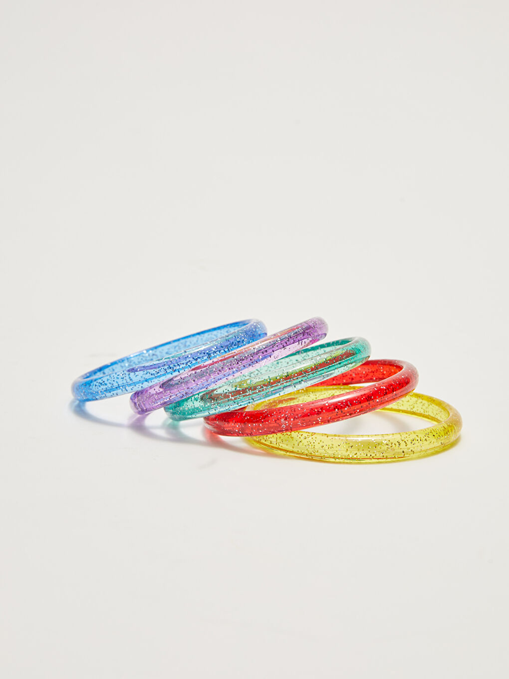 LCW ACCESSORIES Mädchen Silbernes Plastikarmband 5er-Pack -W1IY75Z4-M0T