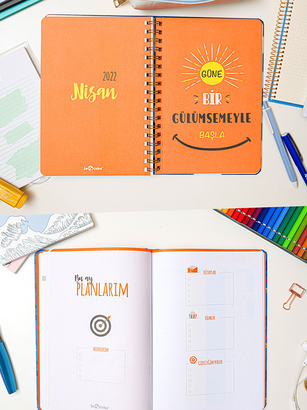 لي كولور أجندة أكاديمية زهري-2