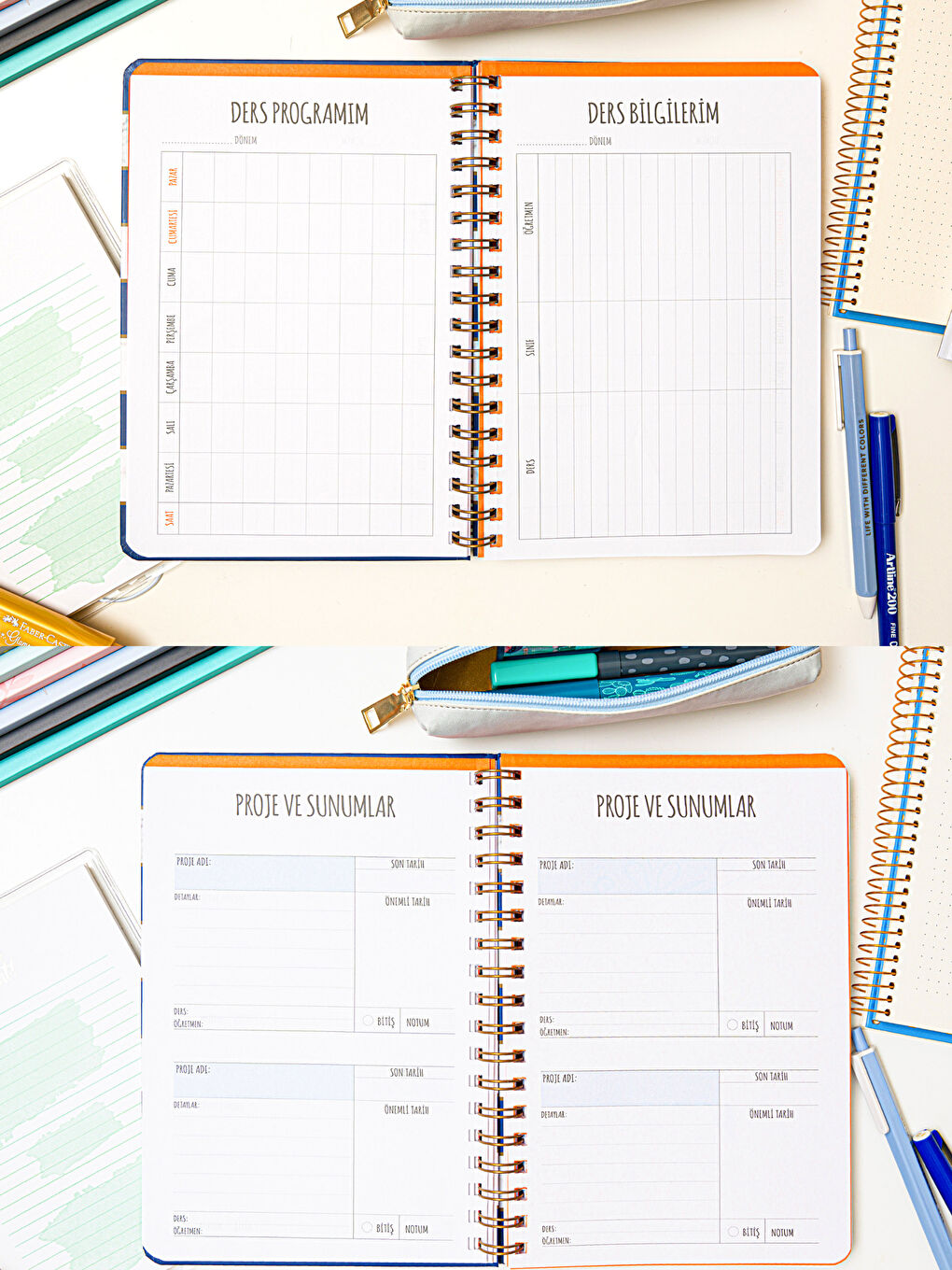 لي كولور أجندة أكاديمية زهري-4