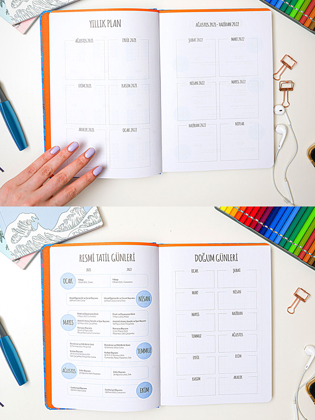 Le Color Color Block Akademska Agenda-5