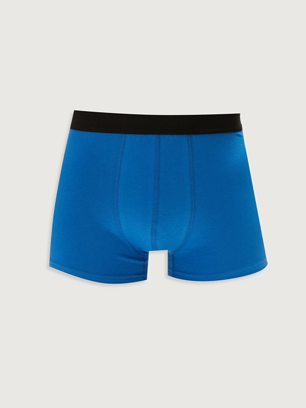 Mavi Standart Kalıp Esnek Kumaş Erkek Boxer