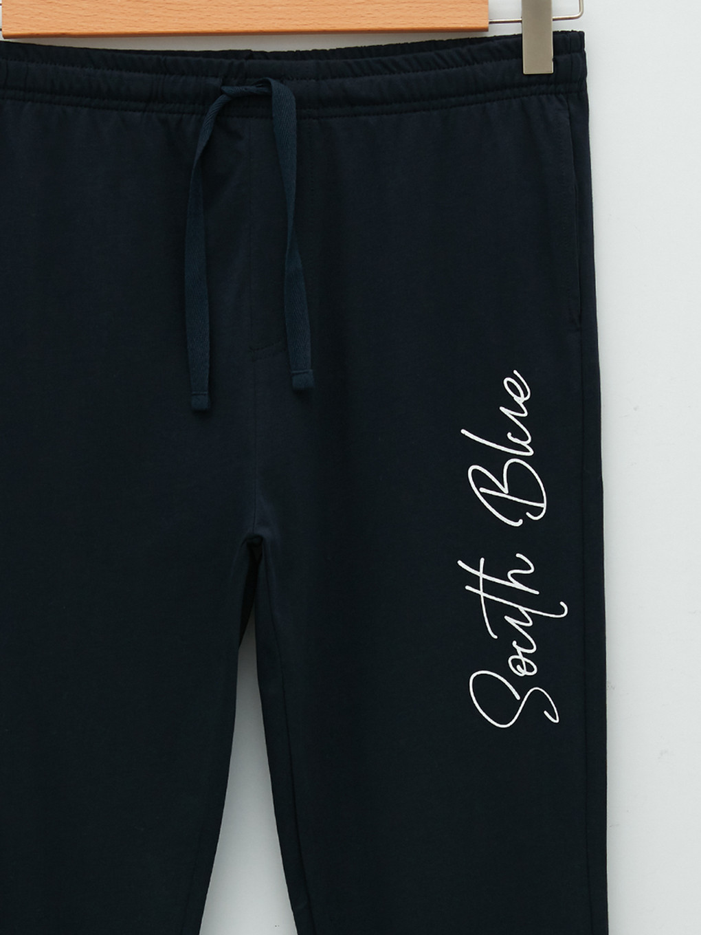 Lacivert Standart Kalıp Baskılı Erkek Pijama Alt-7