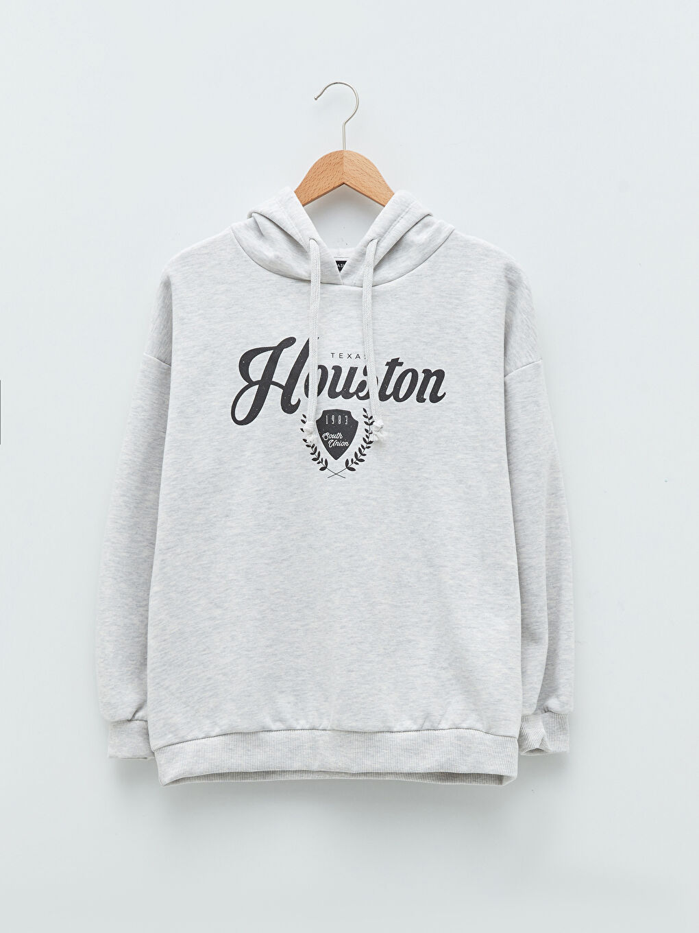 LCW Vision Bedrucktes Dickes Kapuzensweatshirt für Damen -W1J119Z8-EFN