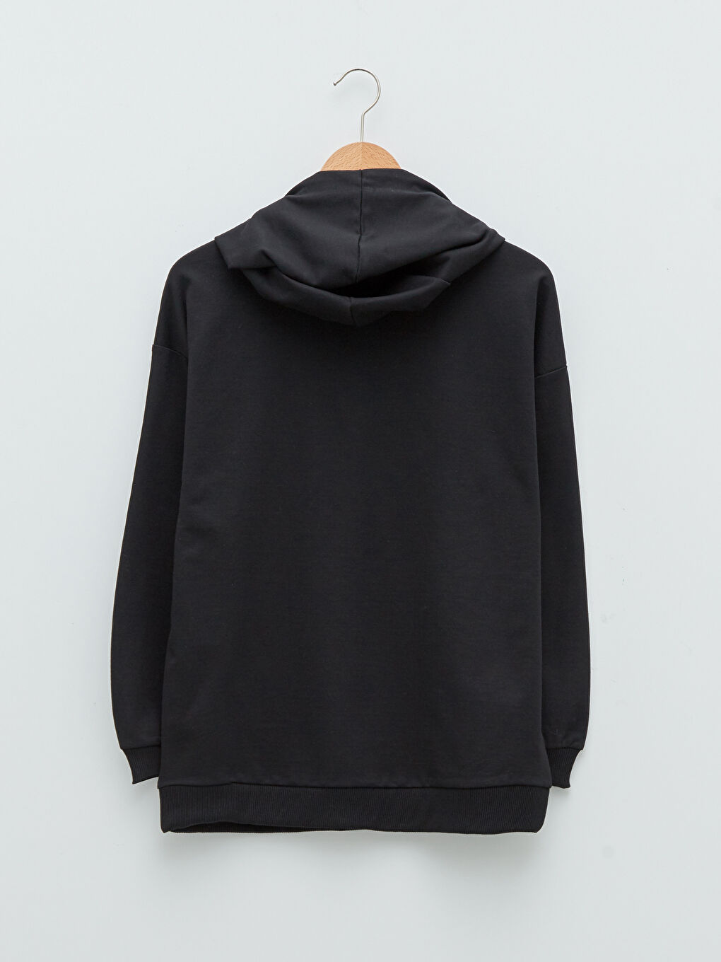 LCW Vision Kapuzensweatshirt mit Textdruck und langen Ärmeln für Damen -W1J121Z8-RQN