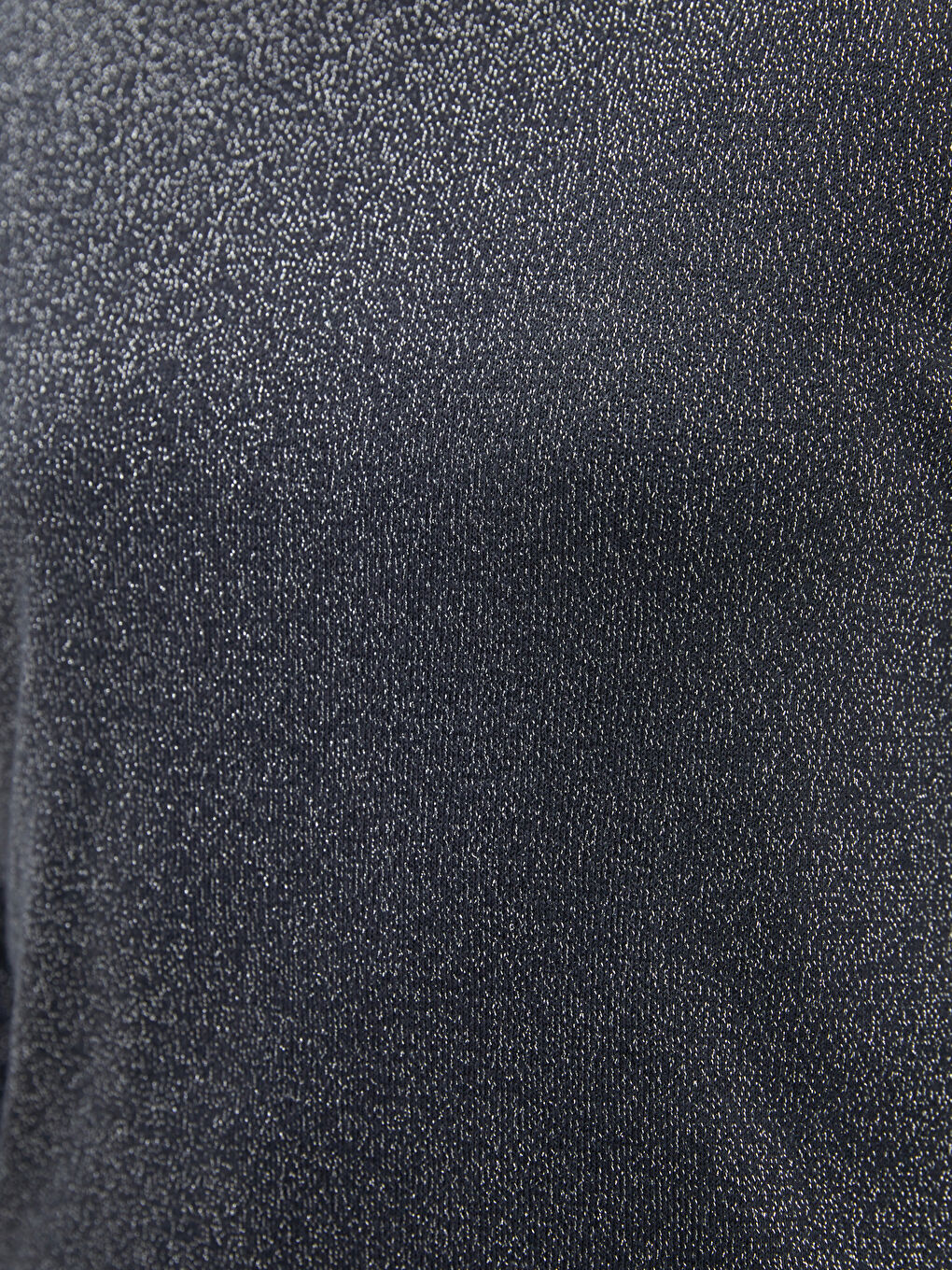 Antrasit Bisiklet Yaka Düz Uzun Kollu Kadın Triko Kazak-2