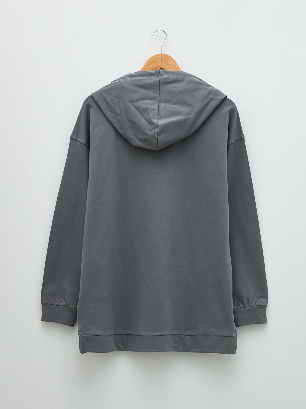 Women's Plus Size Hooded Printed Long Sleeve Sweatshirt-6