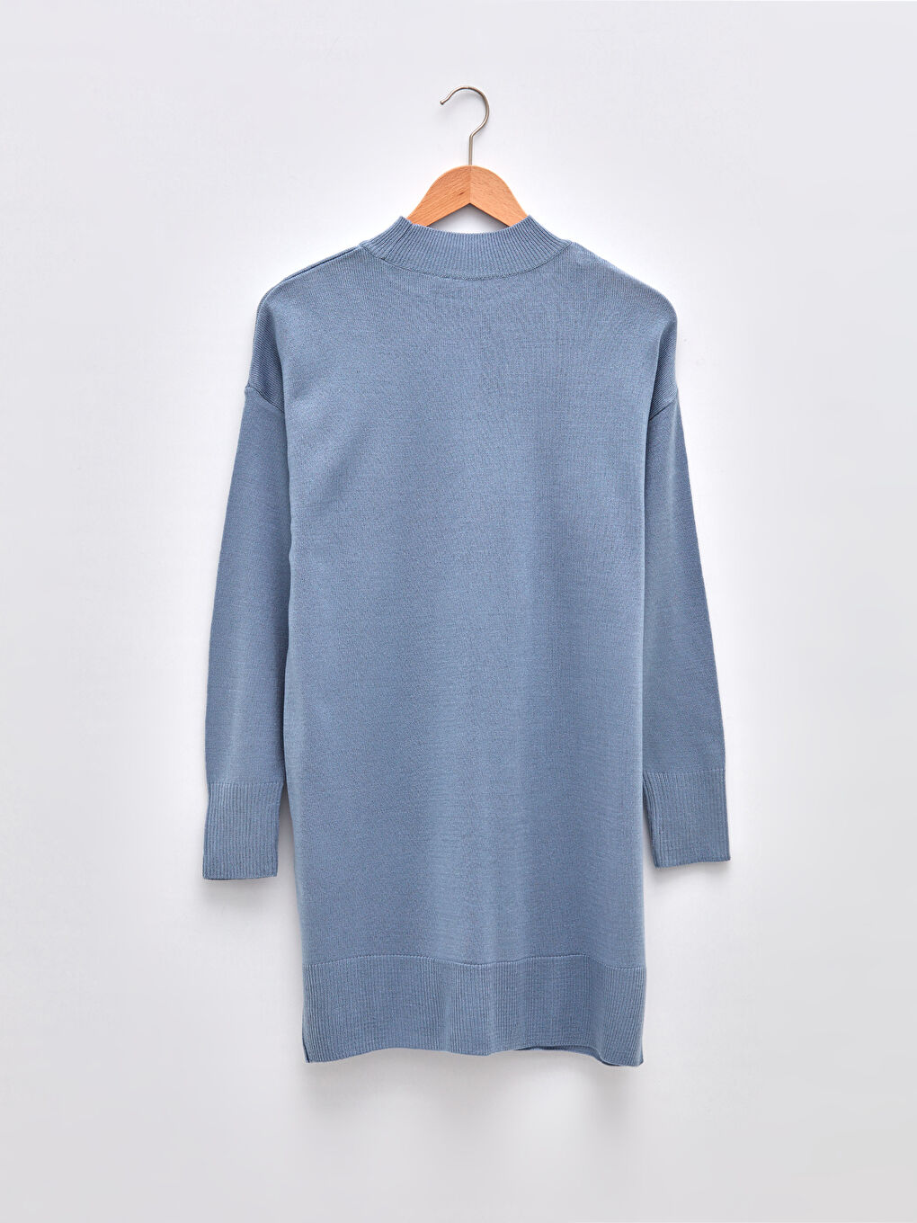 Half Turtleneck Straight Long Sleeve Women's Tunic-6