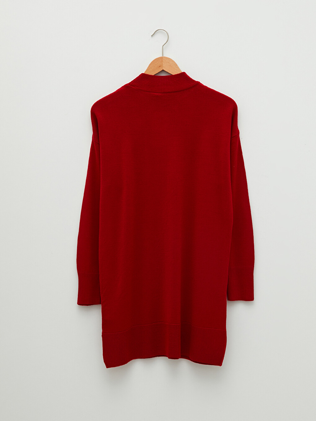 Half Turtleneck Straight Long Sleeve Women's Tunic-6