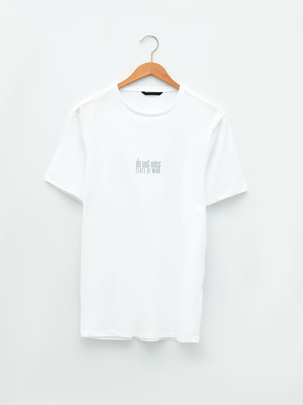 Футболка для чоловіків з круглим вирізом, коротким рукавом, з принтом, з чесаної бавовни-4