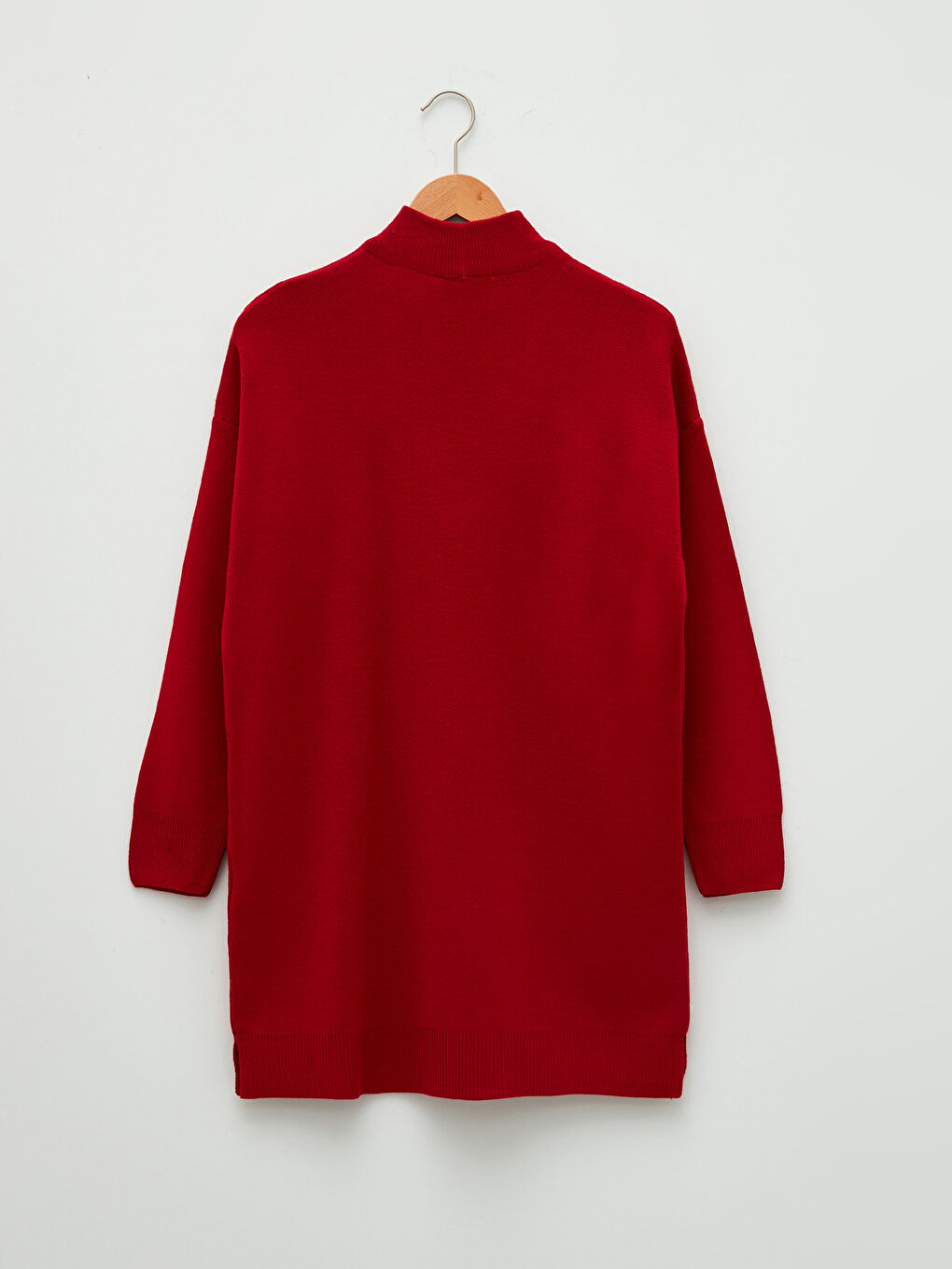 LCW Modest Halber Rollkragen Pailletten Langarm Oversize Damen Strick Tunika -W1J211Z8-RZZ