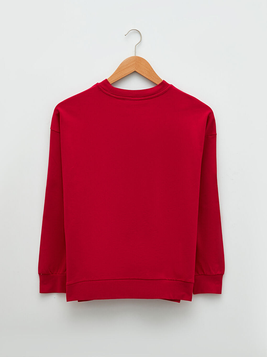 LCWAIKIKI Maternity Rundhalsausschnitt Buchstaben Bedruckt Langarm Baumwolle Mutterschaft Sweatshirt -W1J223Z8-HSG