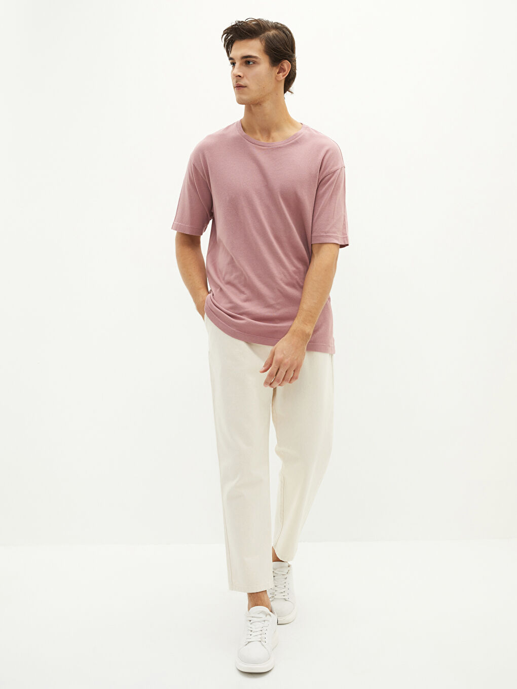 XSIDE Crew Neck Short Sleeve Men's Knitwear Sweater -W1J251Z8-GVH
