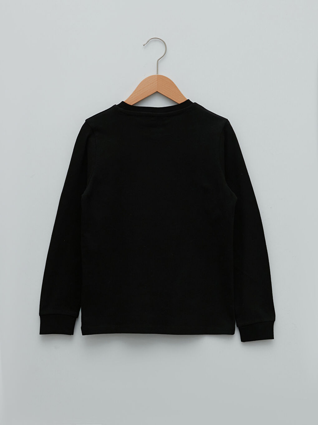 Tricou pentru Băieți cu Guler Rotund Superman cu Paiete Reversibile și Mânecă Lungă-3