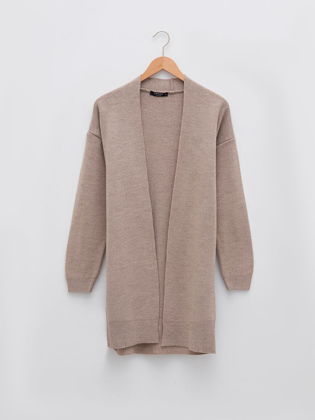 Shawl Collar Plain Long Sleeve Women's Knitwear Cardigan-5
