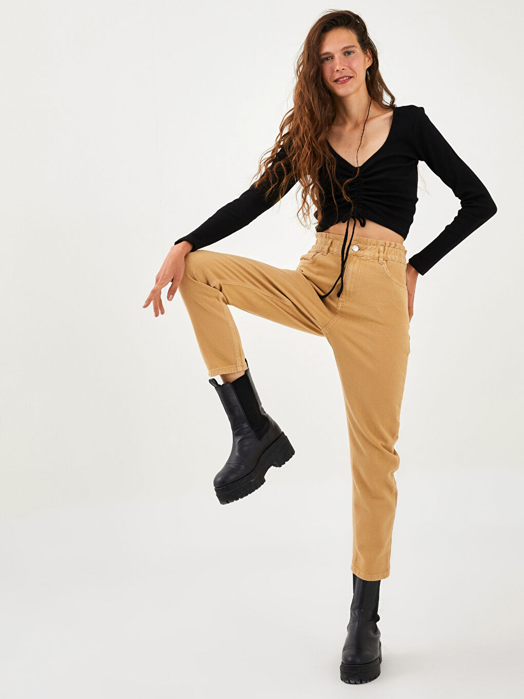 XSIDE Comfortable Fit Pocket Detailed Women's Jean Trousers -W1J346Z8-QTC