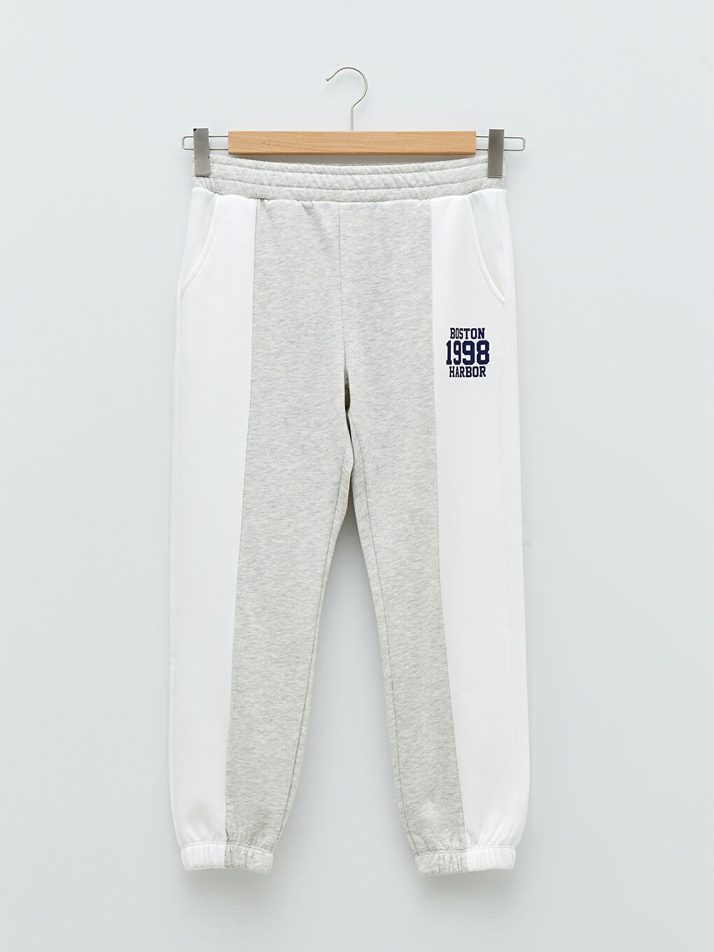 LCW Vision Elastische Taille Farbblock Damen Dicke Jogger-Sweatpants -W1J383Z8-LAL