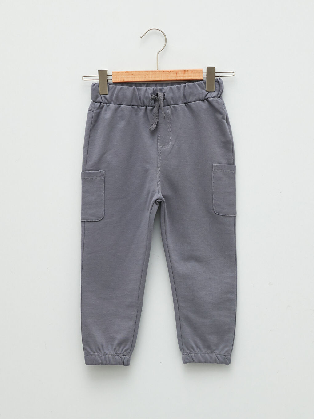 Lila Beli Lastikli Basic Erkek Bebek Eşofman Altı