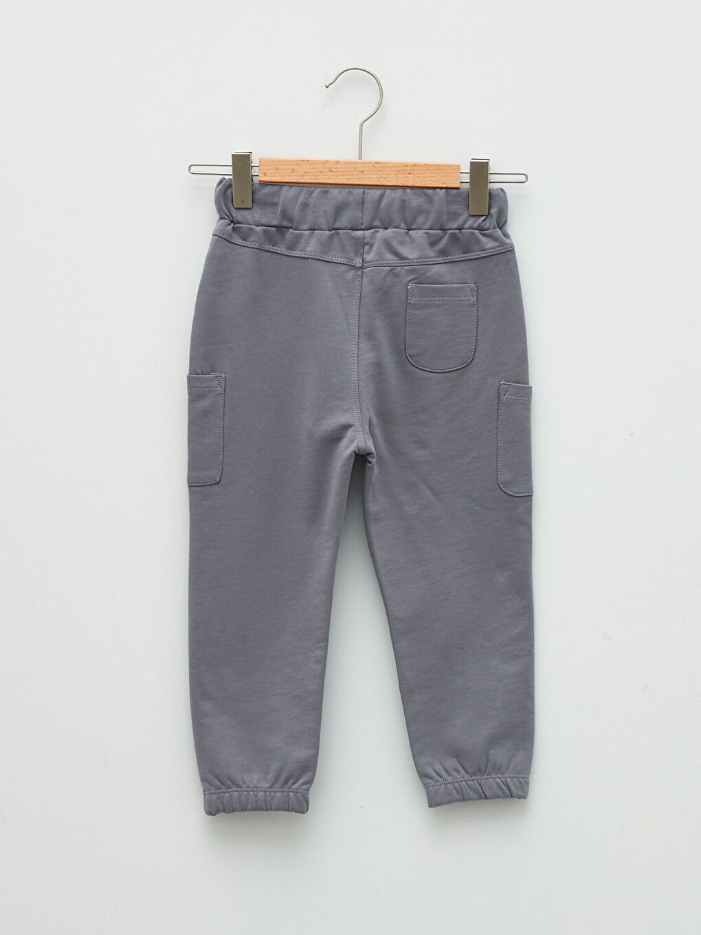 Lila Beli Lastikli Basic Erkek Bebek Eşofman Altı-1