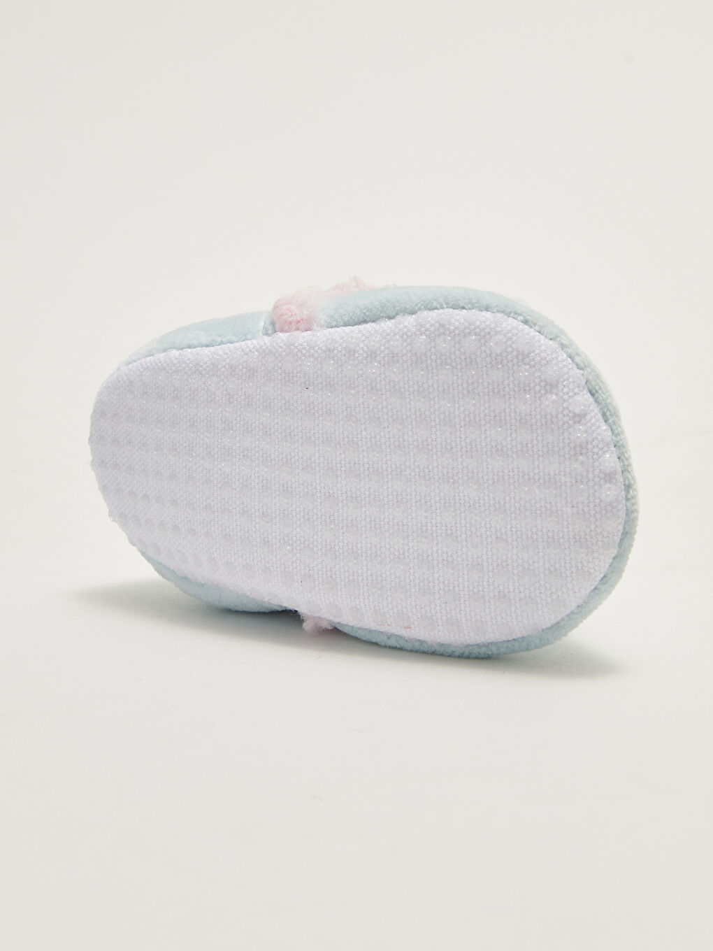 Yeşil Nakış Detaylı Cırt Cırtlı Kız Bebek Yürüme Öncesi Ev Ayakkabısı-1