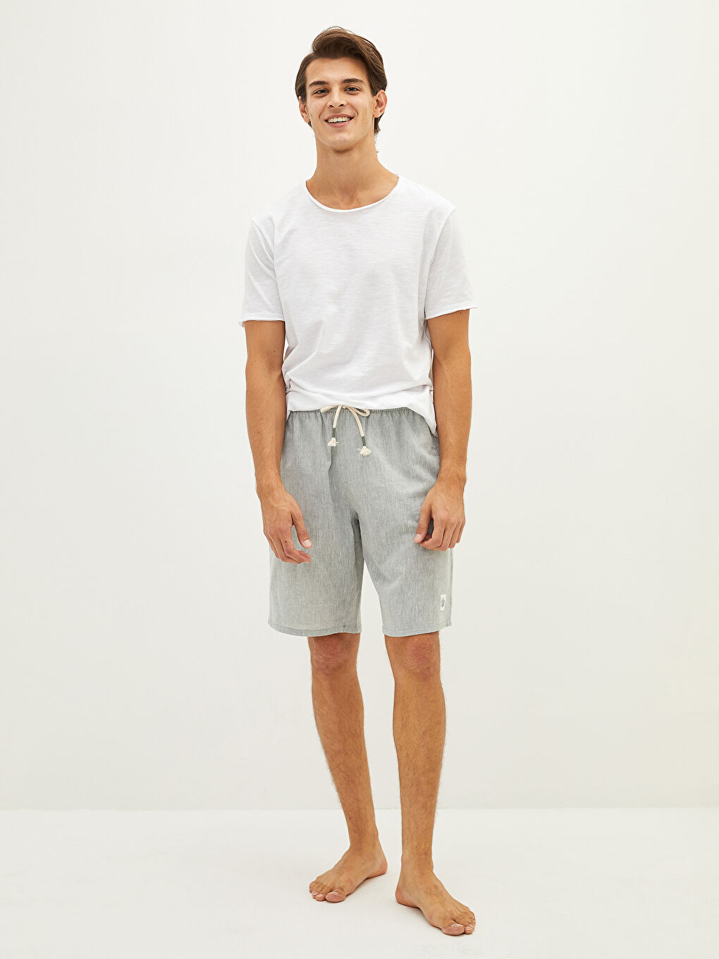 Standard Fit Men's Pyjama Bottom Shorts-2