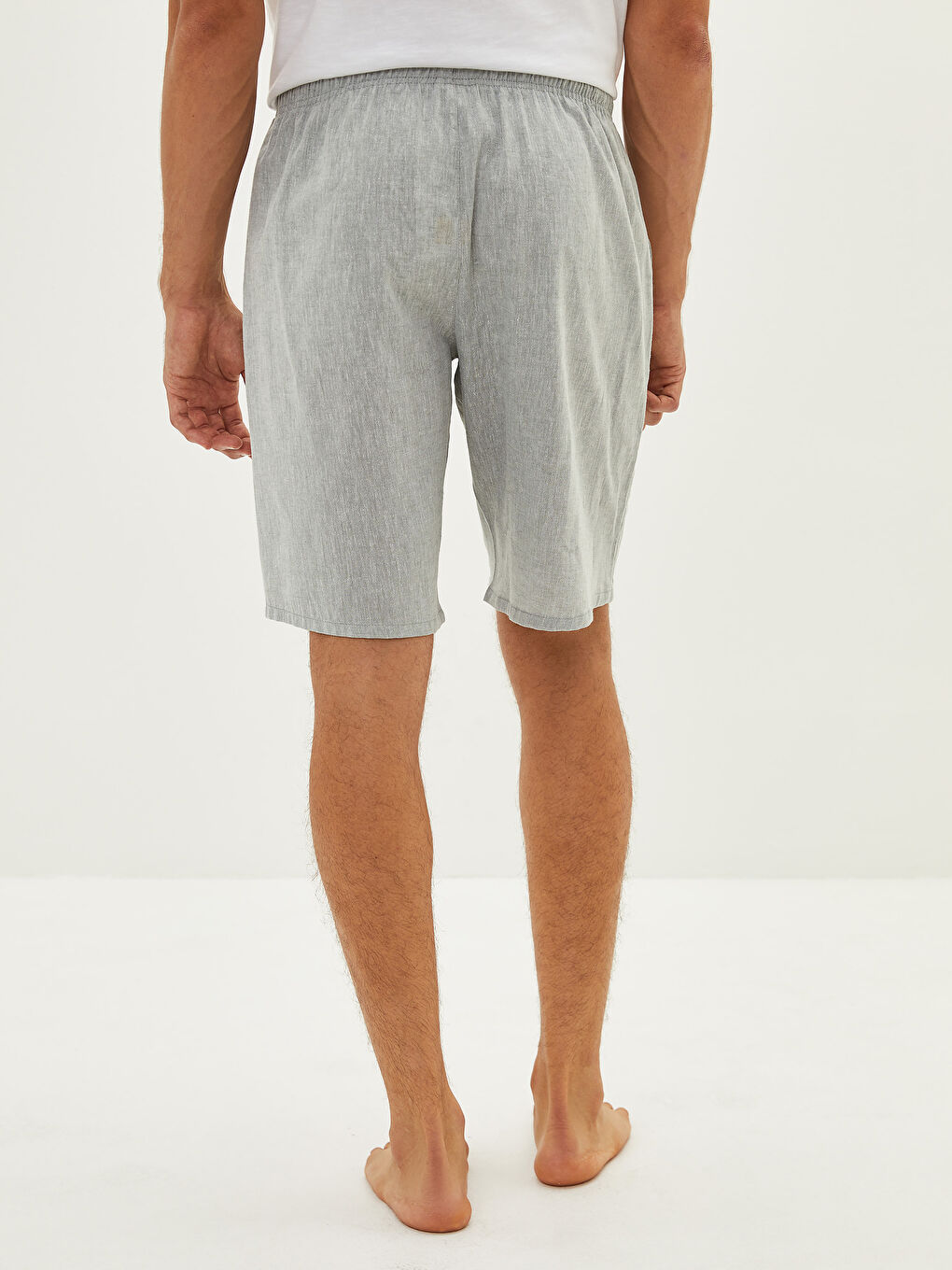 Standard Fit Men's Pyjama Bottom Shorts-4