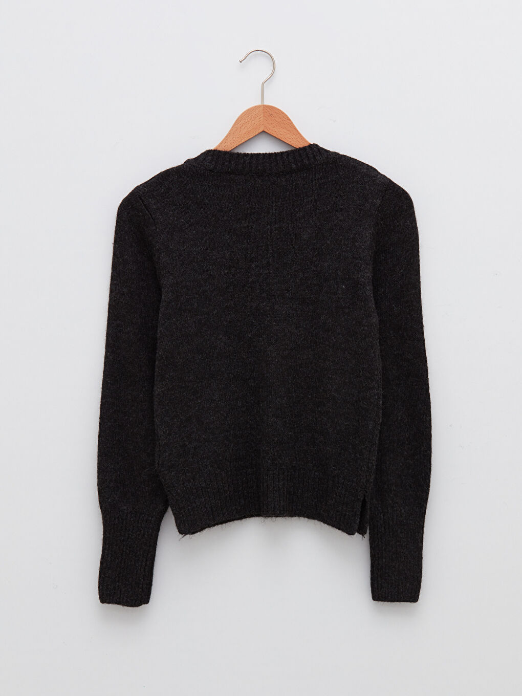 LC Waikiki Crew Neck Plain Long Sleeve Women's Knitwear Sweater -W1J487Z8-SCP