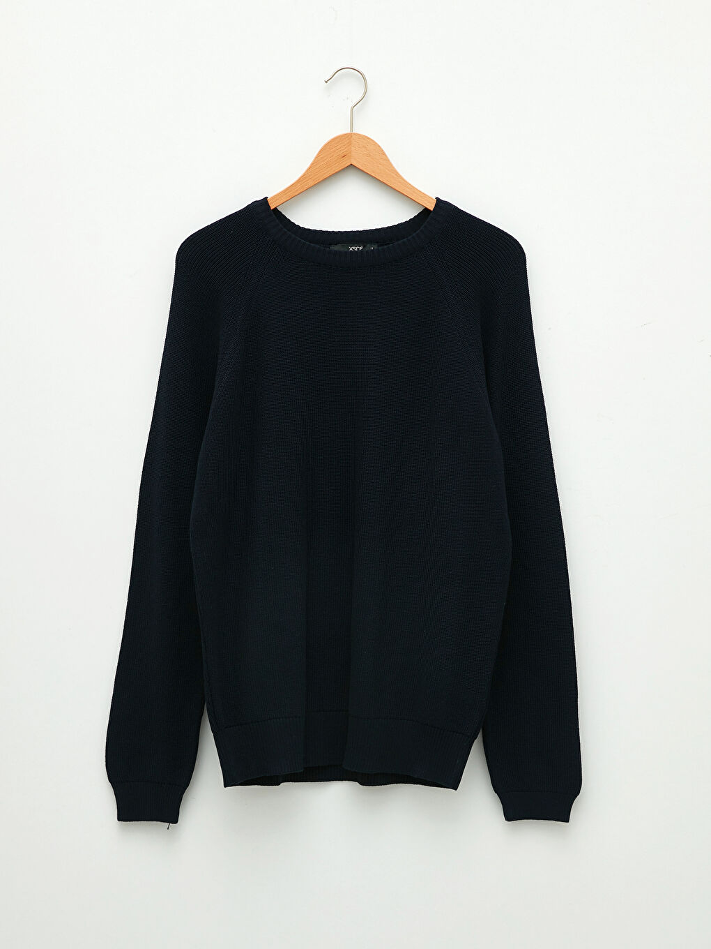 Pulover Tricot cu Mânecă Lungă și Guler Rotund pentru Bărbați-5