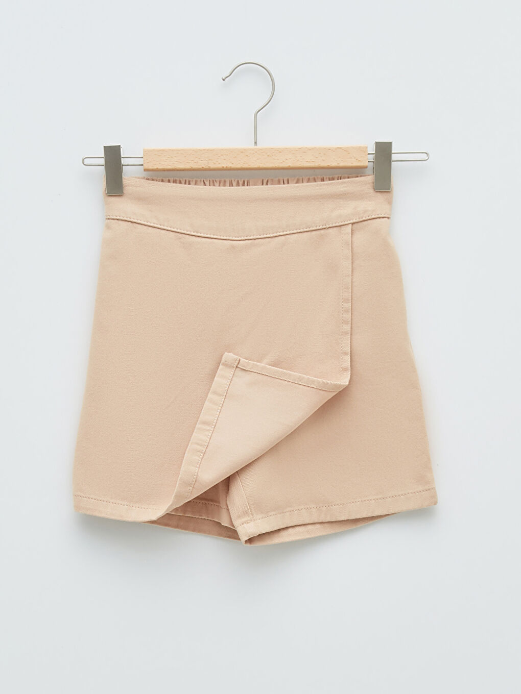Bej Hem Rahat Hem Havalı Şort Eteğim-4