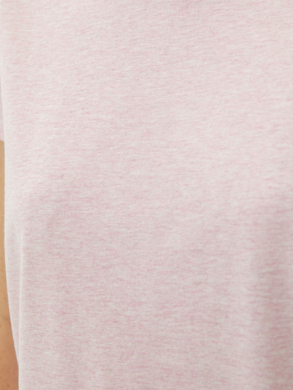 Gri Bisiklet Yaka Düz Kısa Kollu Kadın Pijama Takım-3