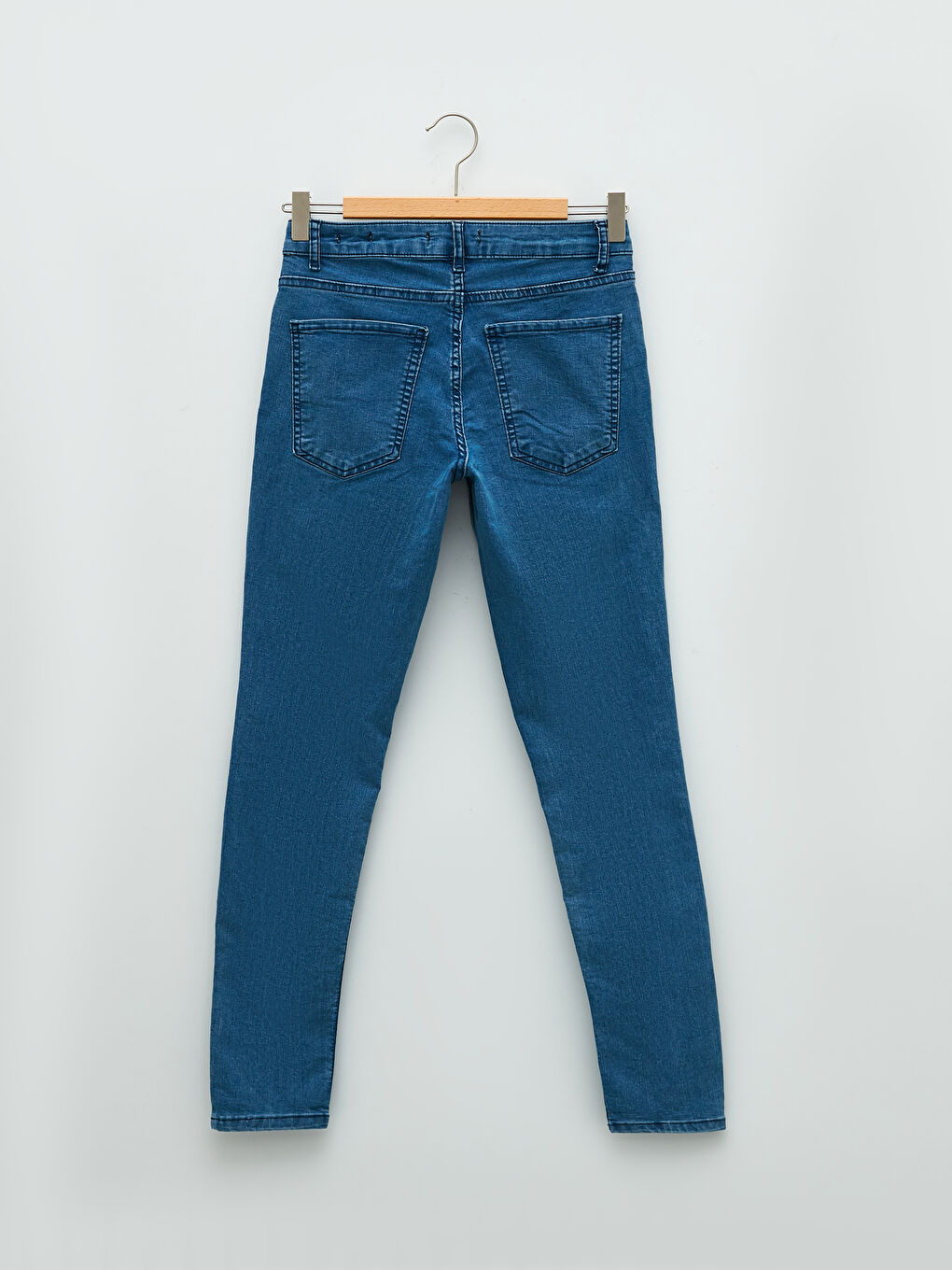 Normal Waist Mercury Skinny Fit Women's Rodeo Jean Trousers with Pocket Detail-6