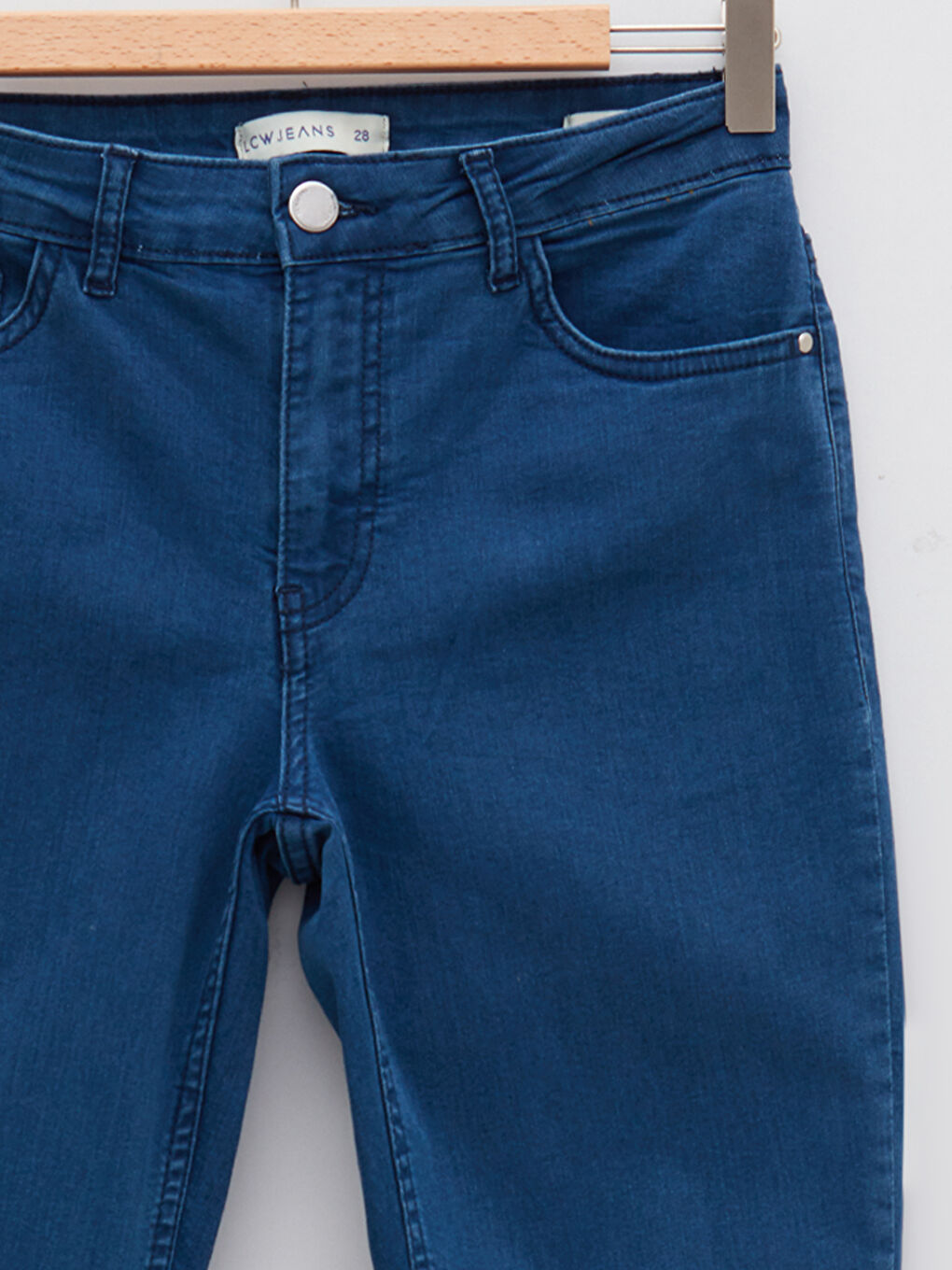 İndigo Mercury Skinny Fit Düz Cep Detaylı Kadın Rodeo Jean Pantolon-7