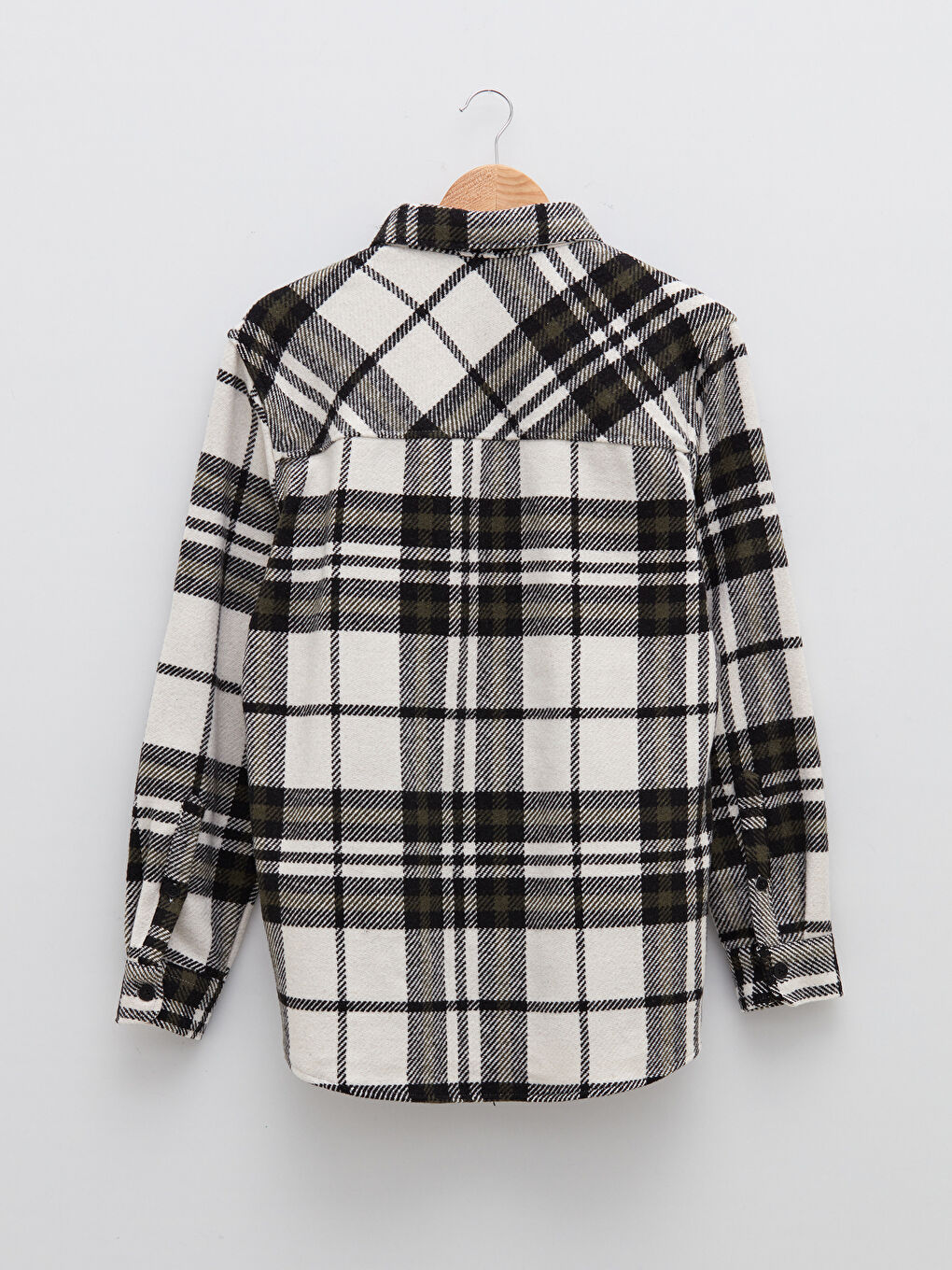XSIDE Regular Fit Long Sleeve Plaid Men's Flannel Shirt