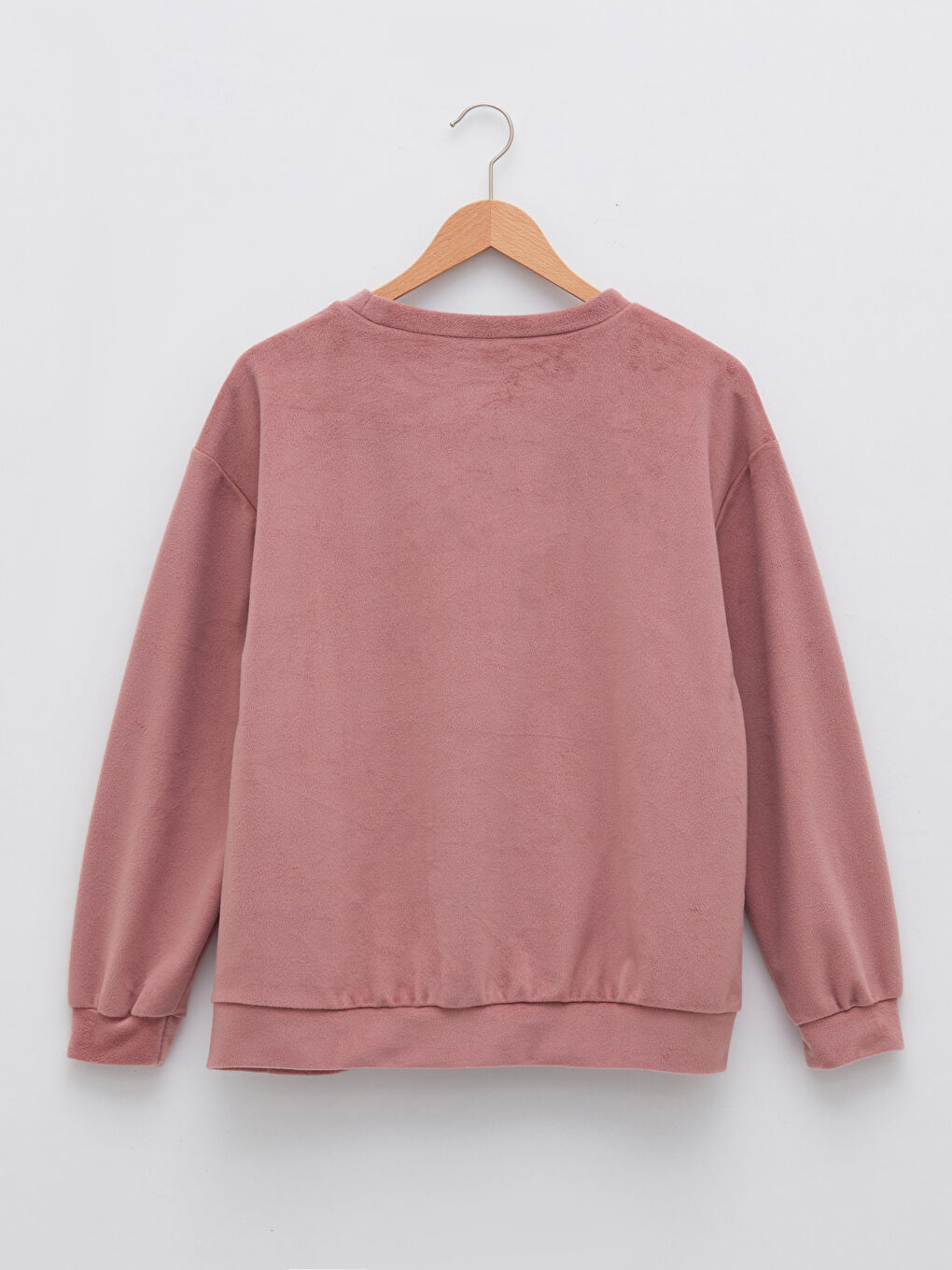 Hanorac Simplu pentru Gravide cu Guler Rotund-5