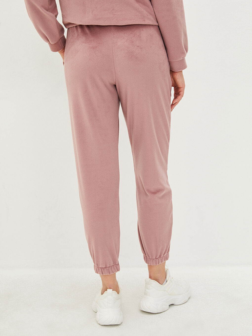 Jogginghose Für Schwangere Mit Elastischem Bund, Flachen Taschen Und Details-2