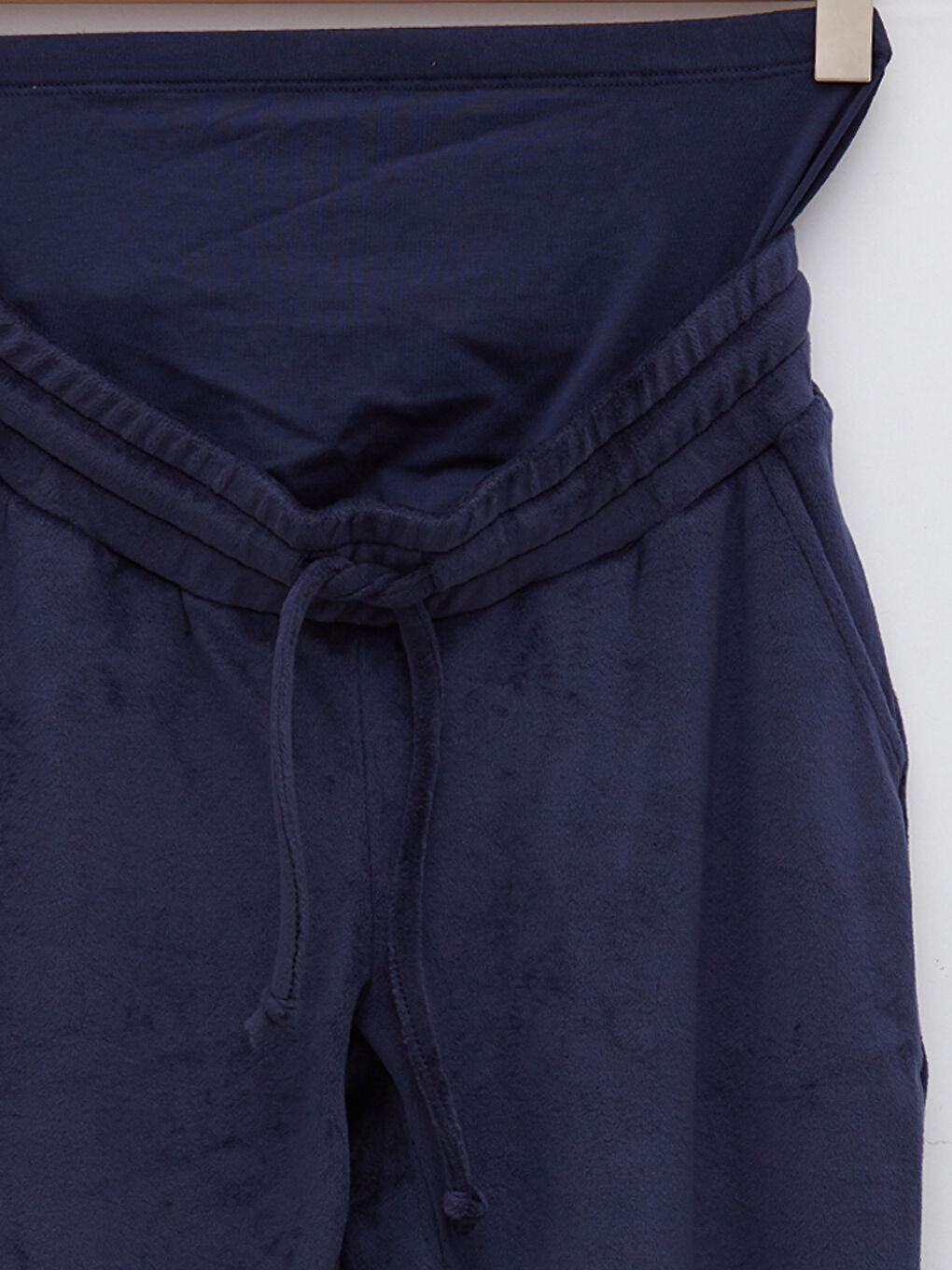 Pantaloni de trening pentru gravide cu buzunare detaliate și talie peste burtă-7