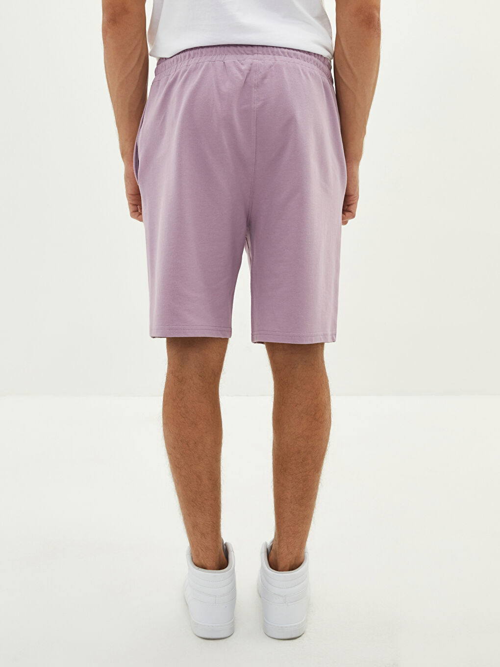 Slim Fit Knitted Men Shorts-4