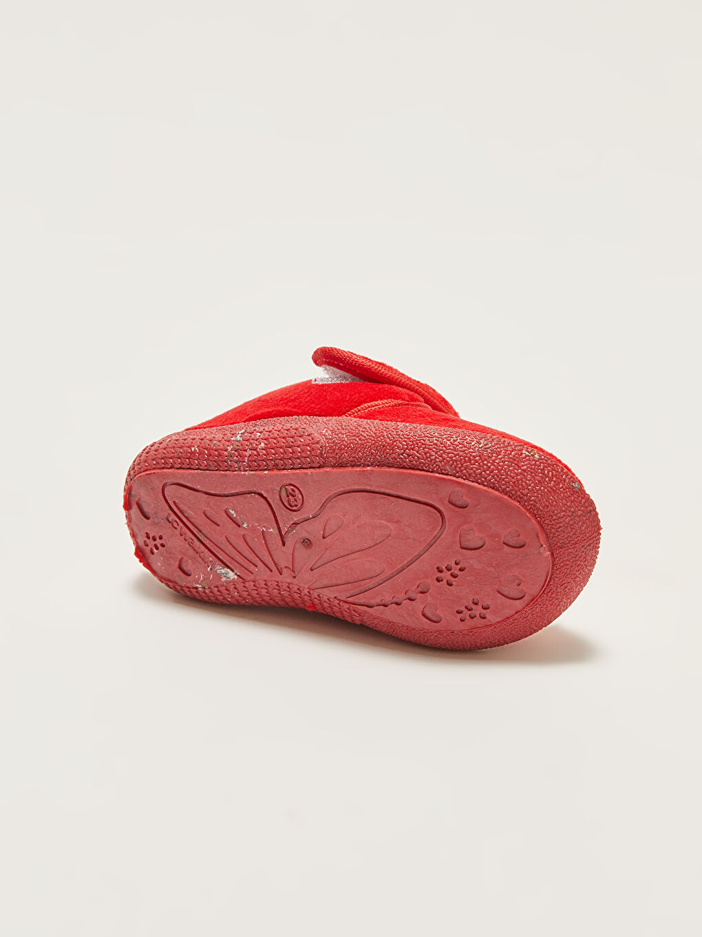 Embroidered Detail Velcro Baby Girls' Home Slippers-3