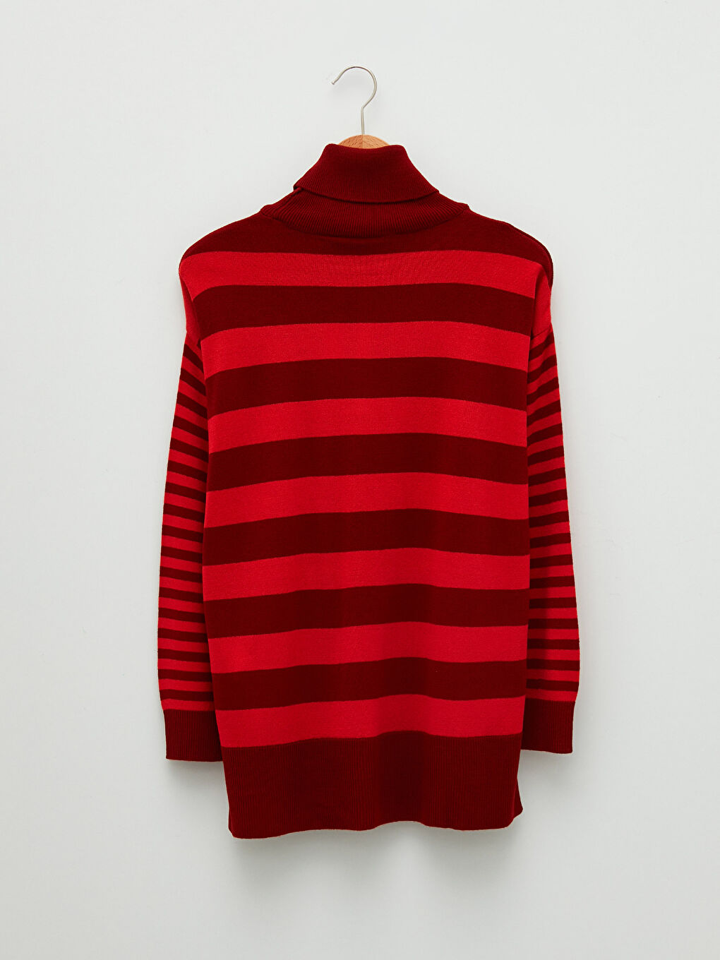 LCWAIKIKI Classic Turtleneck Striped Long Sleeve Women's Tricot Sweater -W1J689Z8-S0E
