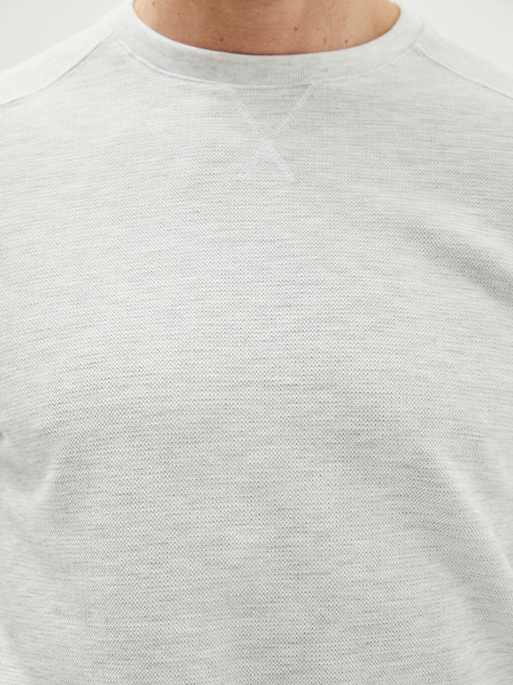 Sweat-shirt Basique à Col Rond et Manches Longues pour Hommes-3