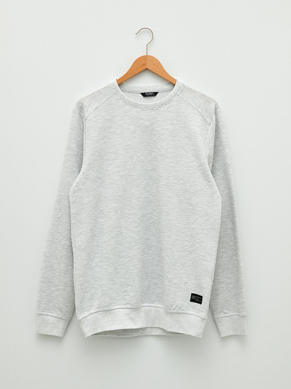 Sweat-shirt Basique à Col Rond et Manches Longues pour Hommes-5