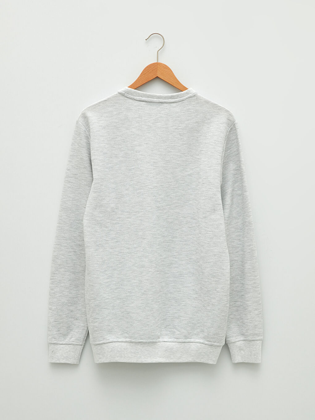 Sweat-shirt Basique à Col Rond et Manches Longues pour Hommes-6